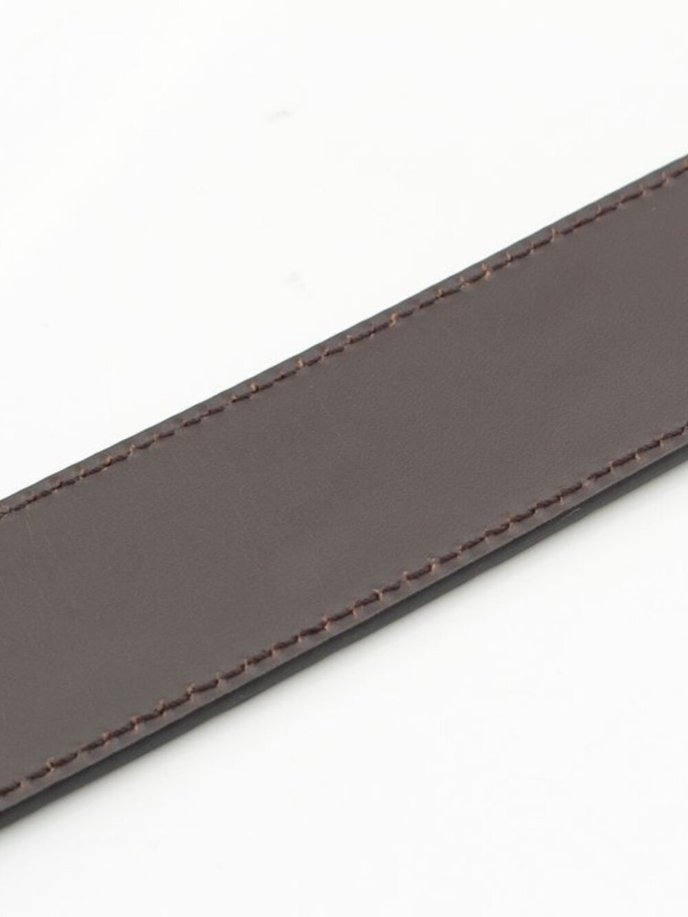 Gucci Leather GG Guccissima Reversible Belt Black Dark Brown - Picture 10 of 10